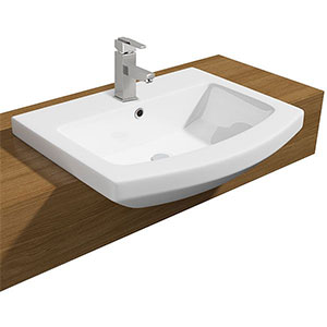 Semi-Recessed Basin